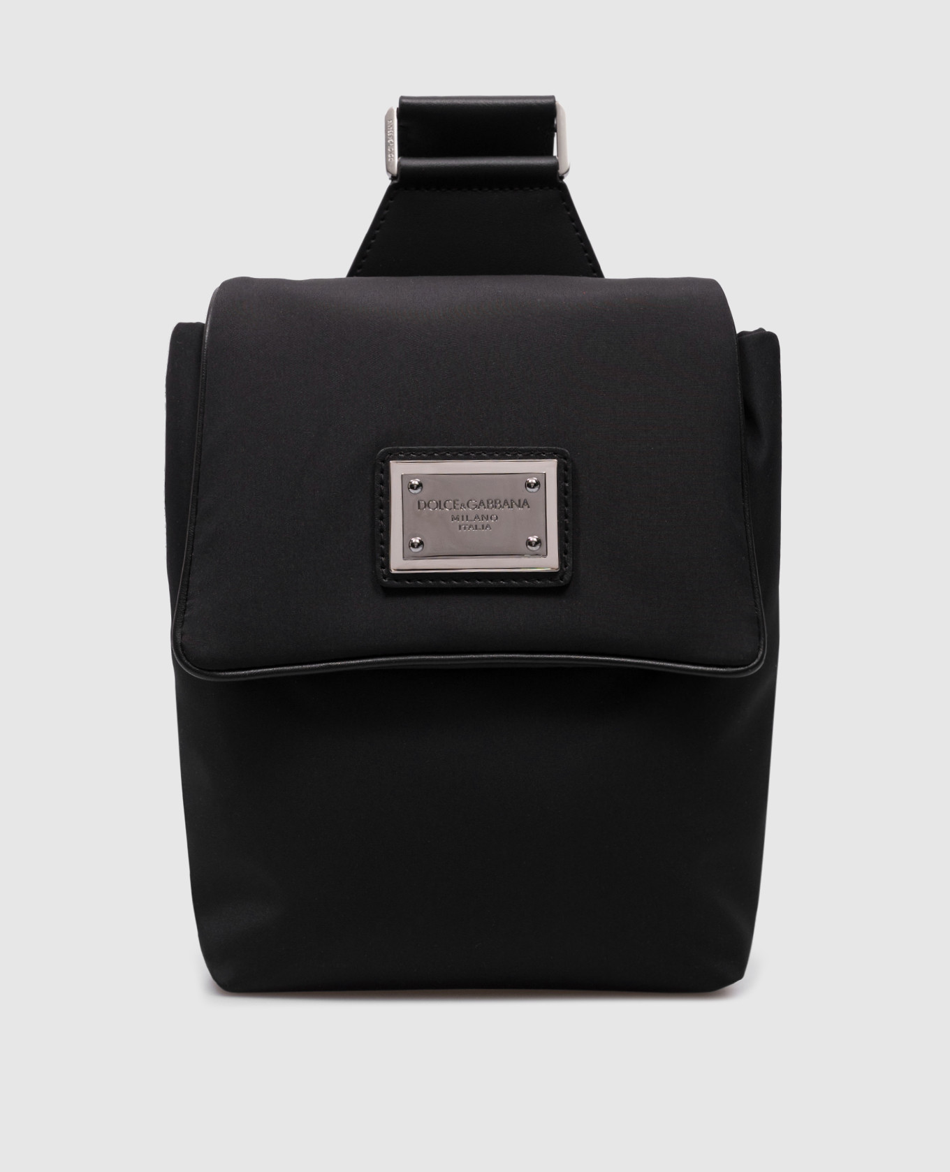 

Черная сумка слинг с логотипом, Черный, Сумки через плечо