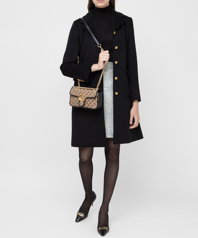 Gucci Черное пальто из шерсти 494500ZHW03 изображение 2