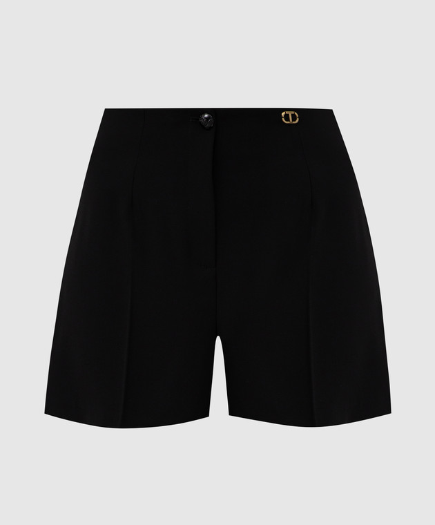 Twinset Черные шорты с высокой посадкой 221TQ216E