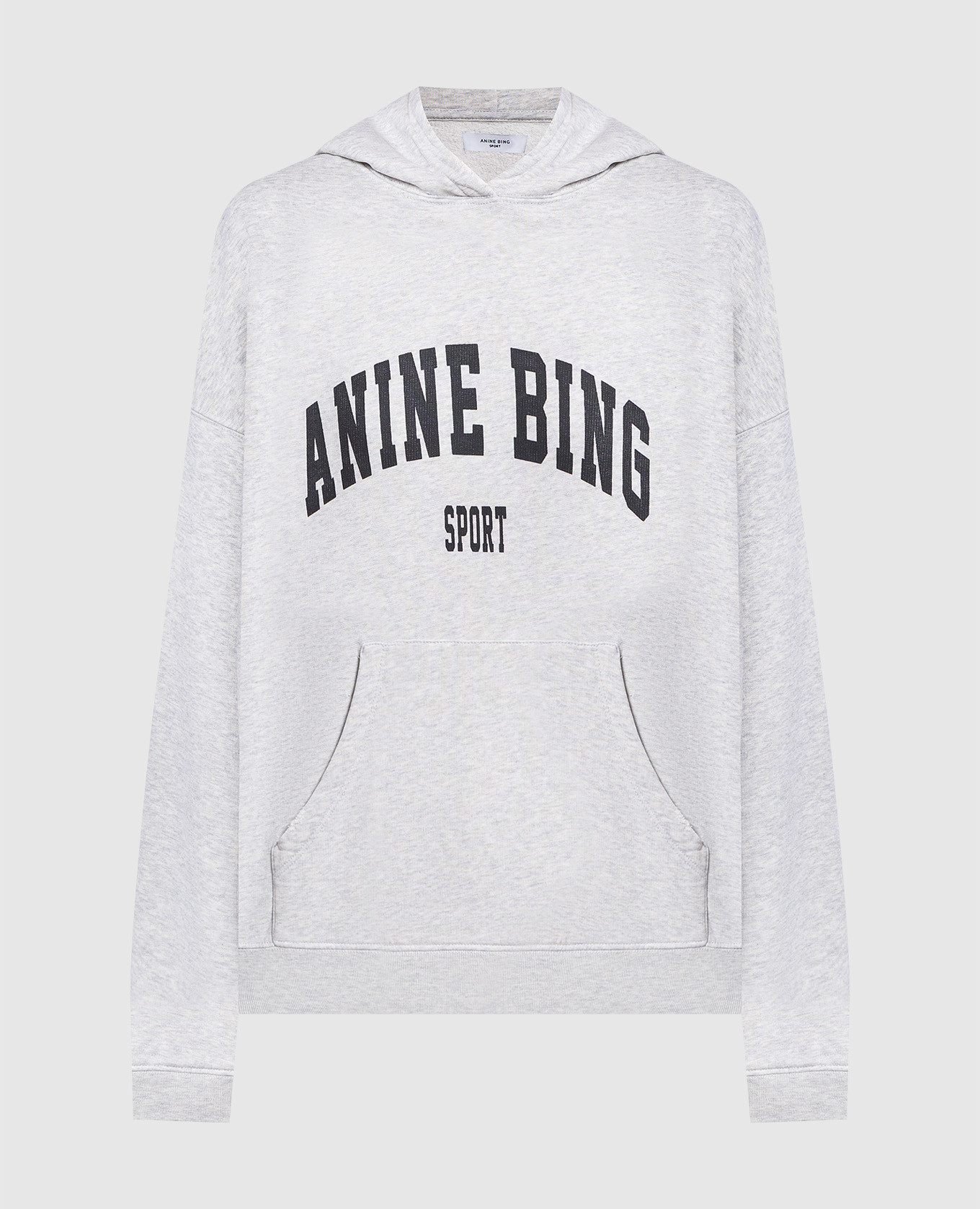 Anine Bing Harvey logo hoodie in gray S085185030 buy with