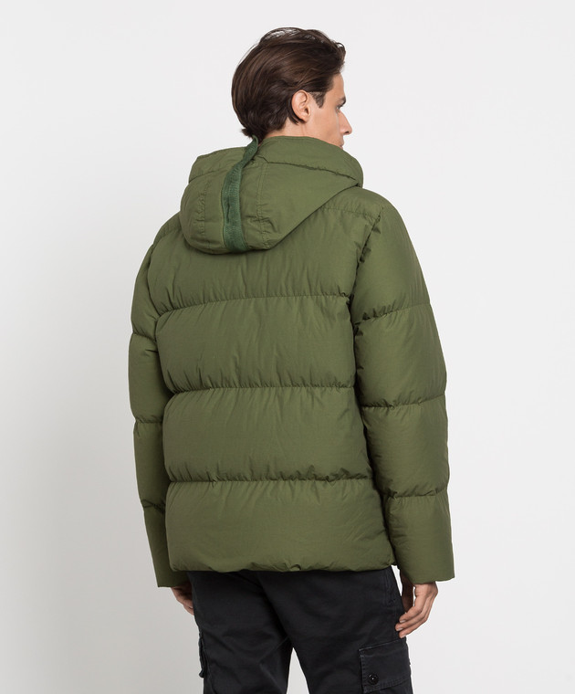 Stone Island Зеленый стеганый пуховик MO771544132 изображение 4