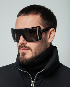 Tom Ford Чорні сонцезахисні окуляри Parker FT1118