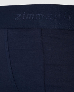 Zimmerli Сині труси-боксери Pureness з логотипом 7001343