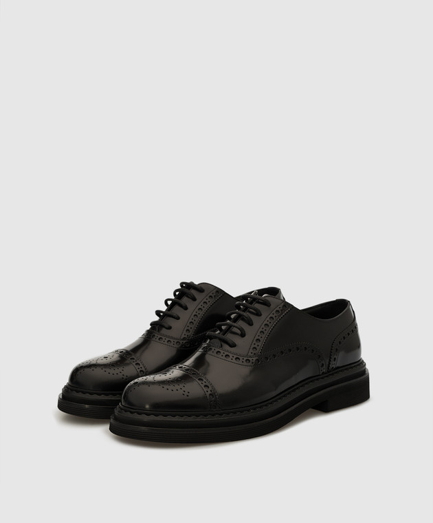 Dolce&Gabbana Black leather oxfords A20159A1203 image 2