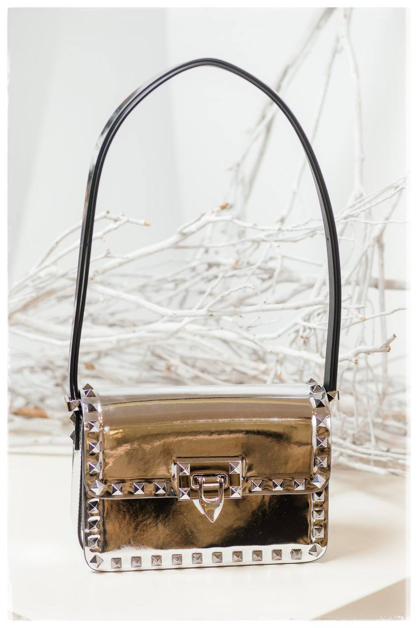 Valentino кожаная сумка-мессенджер Rockstud 3W2B0M42QTE изображение 6