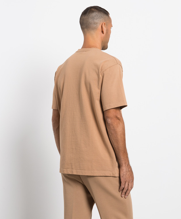 Mackage Темно-бежевая футболка Tee с логотипом TEE изображение 4