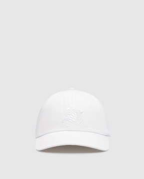 Vilebrequin Capsun white cap with logo embroidery CSNU2401w