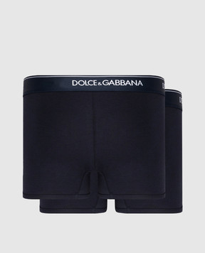 Dolce&Gabbana Набір синій трусів-боксерів з логотипом M9C07JONN95