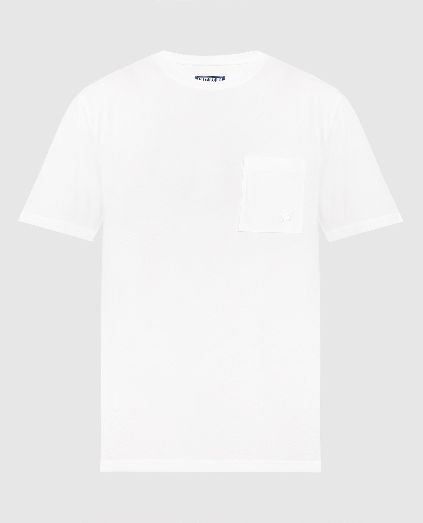 Titus white t-shirt with logo embroidery
