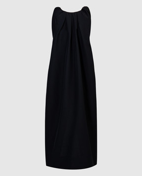 CO Чорна сукня-бюстьє з вовною 4167HSF
