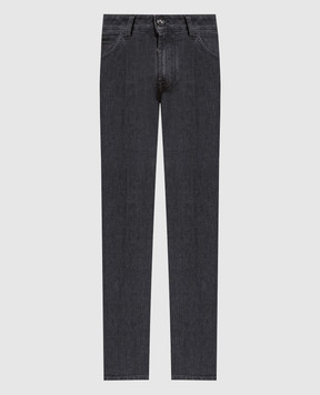 Stefano Ricci Чорні джинси-слім з логотипом MST33S2060T0095