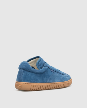 Bally Синие замшевые кеды Parrel WK005FSU022