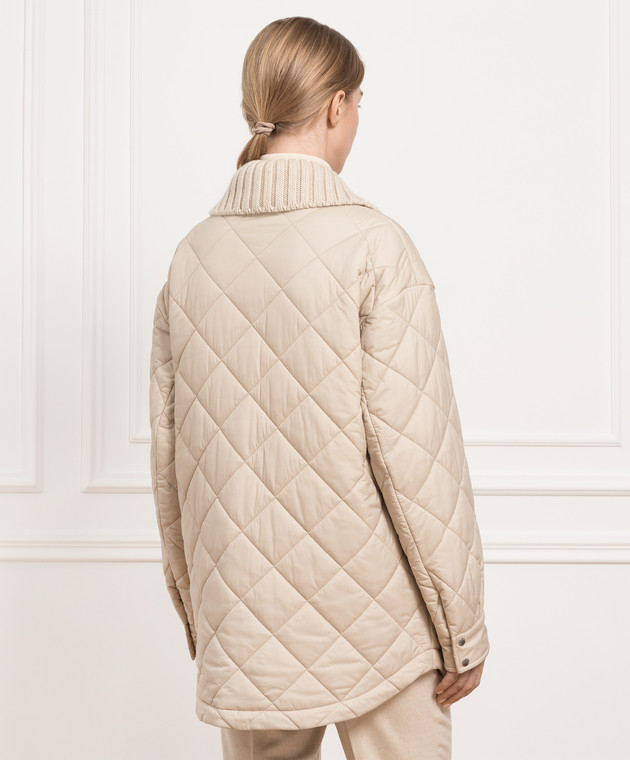Loro Piana - Бежевая стеганая куртка FAM4250 купить в Symbol