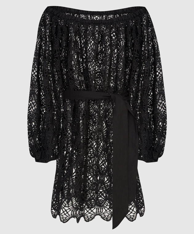 Moeva Чорна сукня міні у візерунок ARLINDA0575
