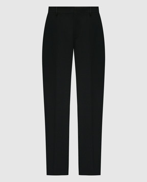 Off-White Черные брюки из вышивки логотипа OW OMCA248F23FAB003