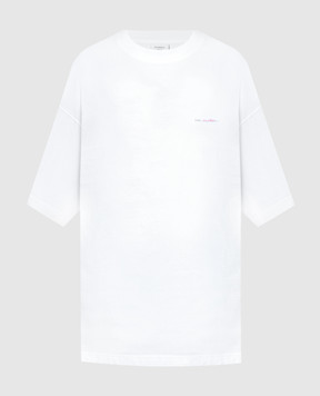Vetements Біла футболка з принтом UE54TR380W