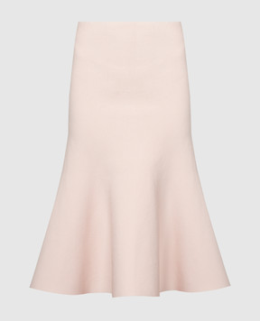 Victoria Beckham Розовая юбка миди 1124KSK005077A