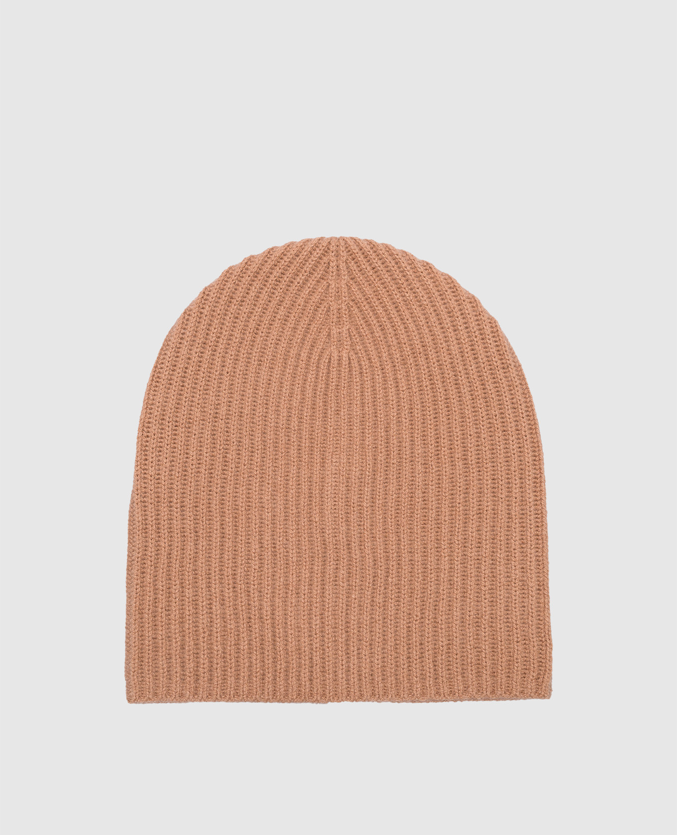 Brown cashmere hat