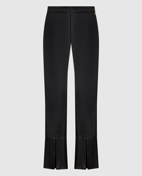 Twin Set Actitude Black flared pants with slits 231AP2020