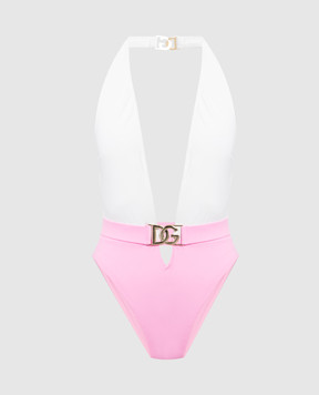 Dolce&Gabbana Рожевий купальник з логотипом O9B85JONM58