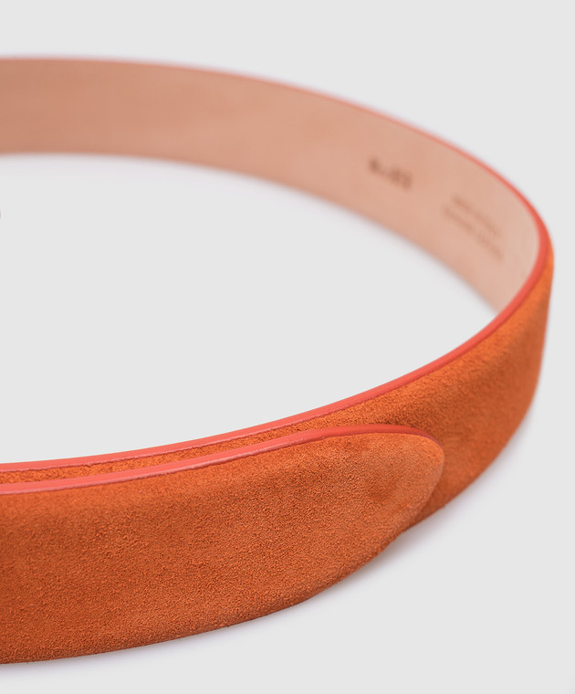 MooRER - Orangefarbener Ledergürtel BATTISTA BATTISTAP5 - online kaufen bei  Symbol