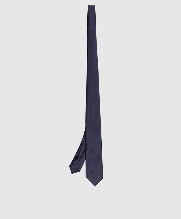 Stefano Ricci Дитяча синя краватка з шовку YCCX74168 зображення 2
