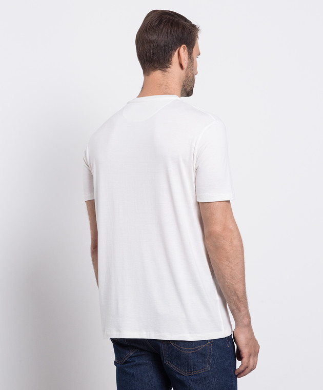 ISAIA White T-shirt MCI154JP001 image 4