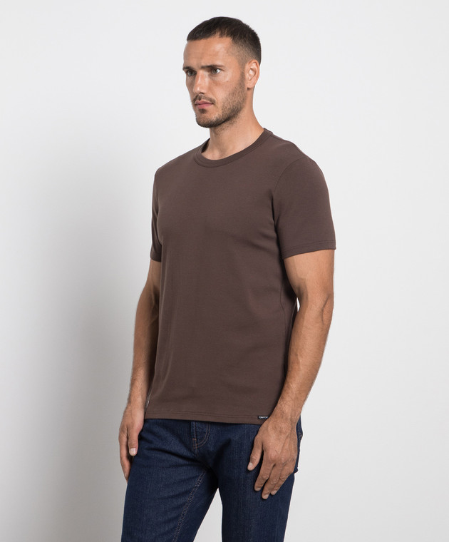Tom Ford Brown T-shirt T4M081040 image 3
