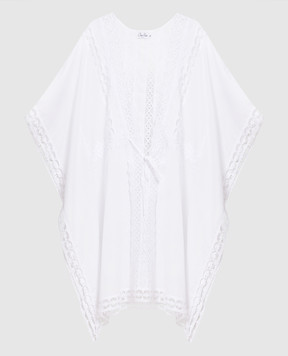 Charo Ruiz Kayla white tunic with lace 201207