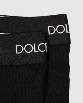 Dolce&Gabbana Дитячий набір чорних трусиків-боксерів L4J701G7OCT