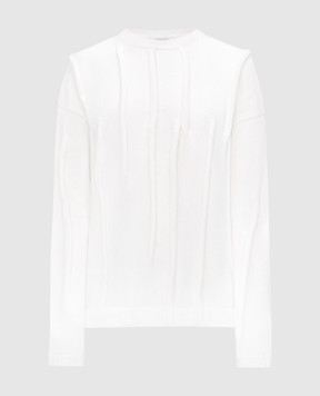 Gauchere Белый свитер из шерсти P22327460451