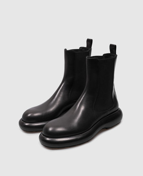 Jil Sander Черные кожаные челси J15WU0043PR425