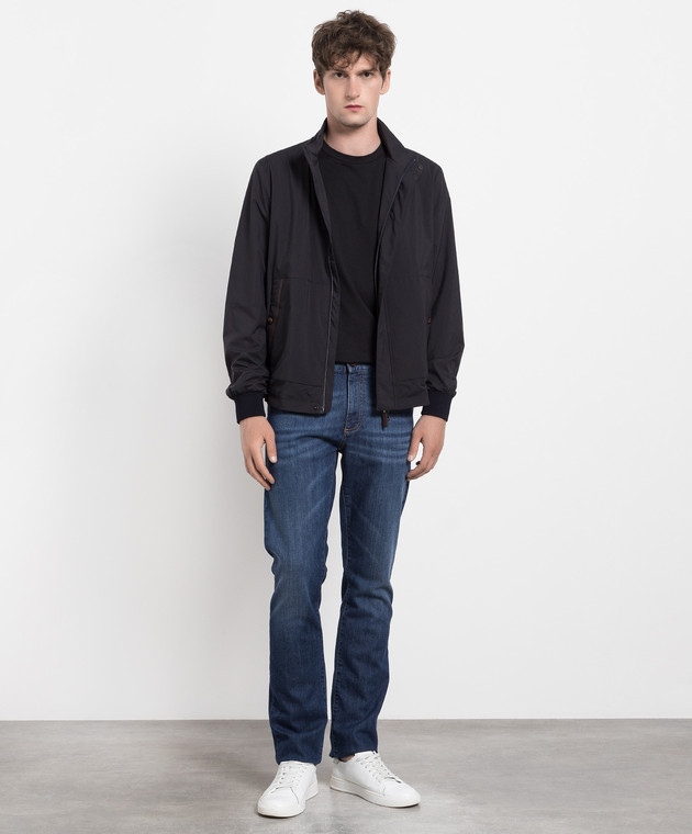 Canali Blue jeans with a distressed effect PD0000391700 image 2