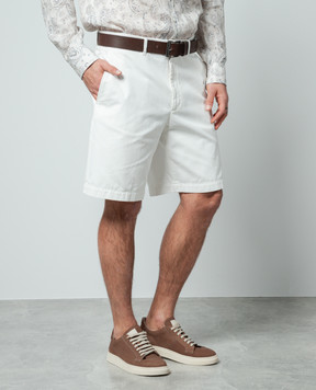 Brunello Cucinelli Шорти білі M252DU0010