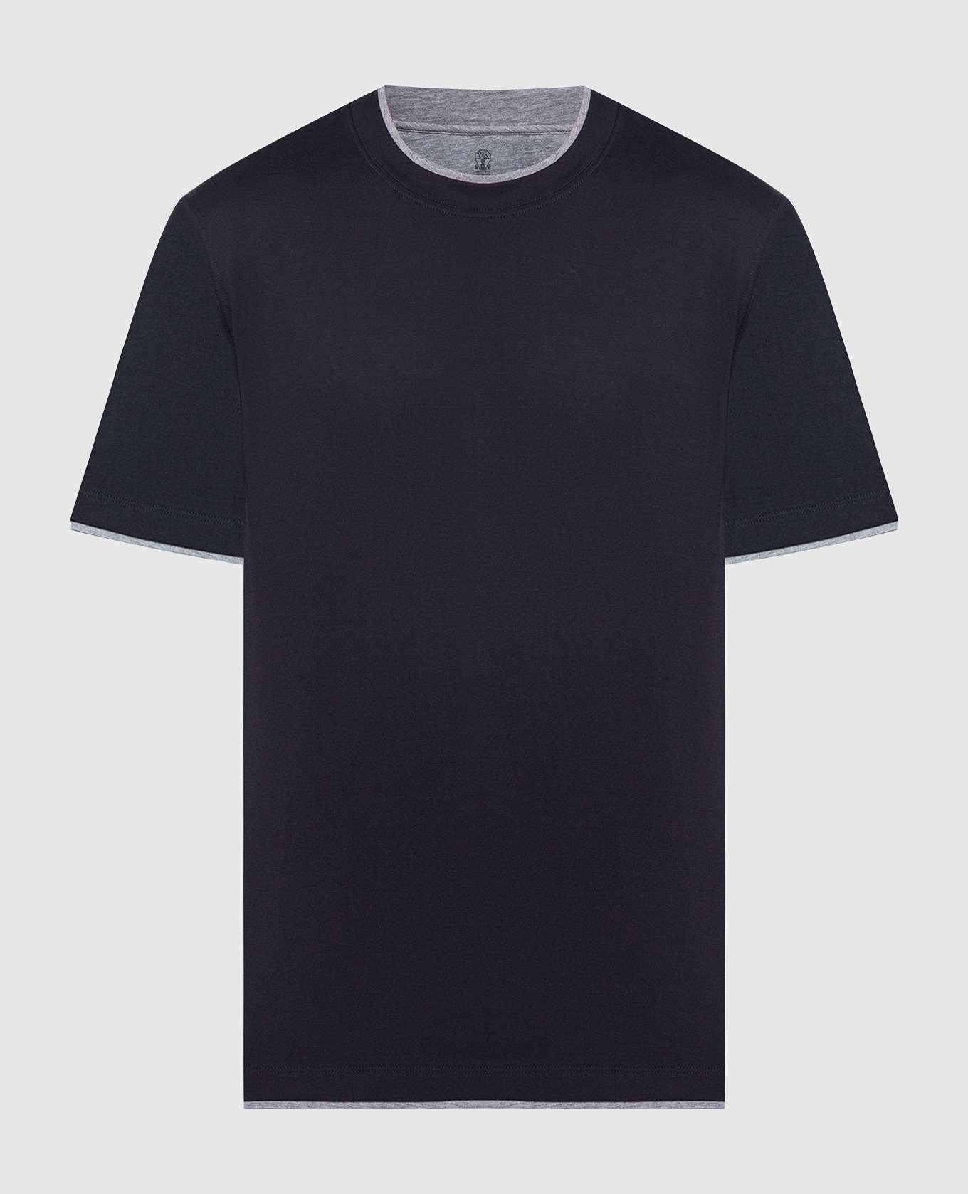 Blue t-shirt with layering effect