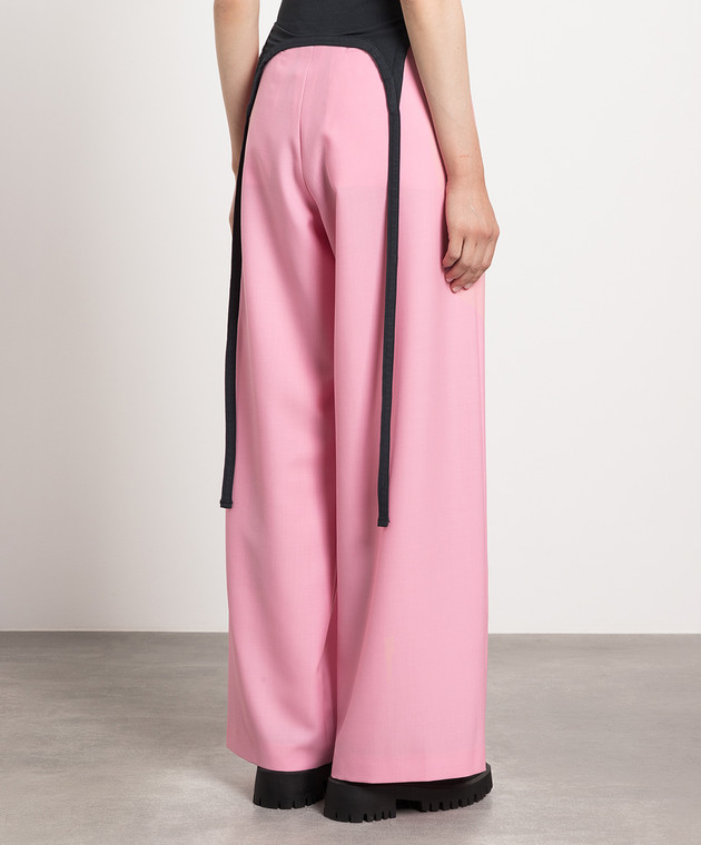AMBUSH Pink pants made of wool BWCA039S23FAB002 image 4