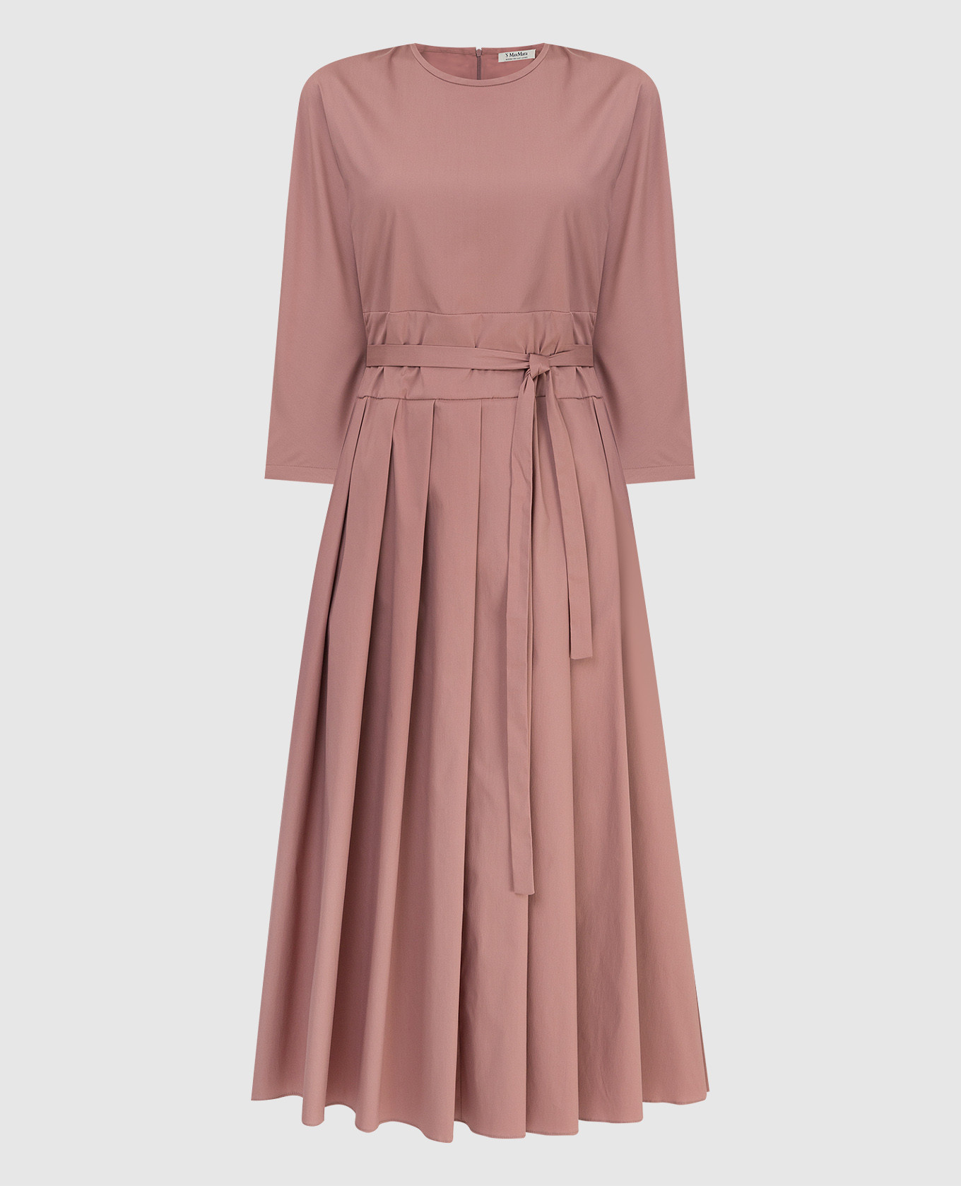 

Платье миди Jupiter с драпировкой, Пудровый, Повседневные платья