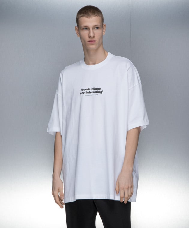 Off white quote clearance shirt