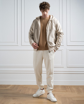 Cashmere&Whiskey Бежева двостороння куртка GM0031340437