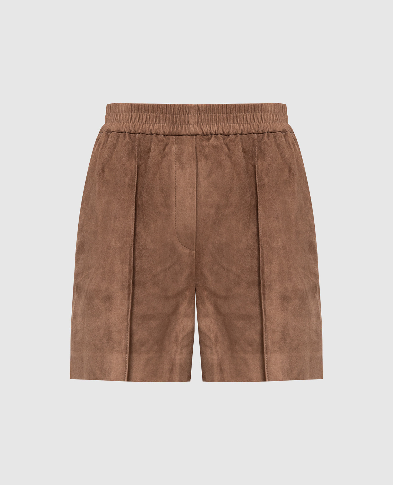 Brown Suede Shorts ChangeClear