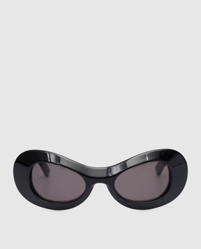 AMBUSH Черные очки Jordee с фактурным логотипом BERI007F22PLA001