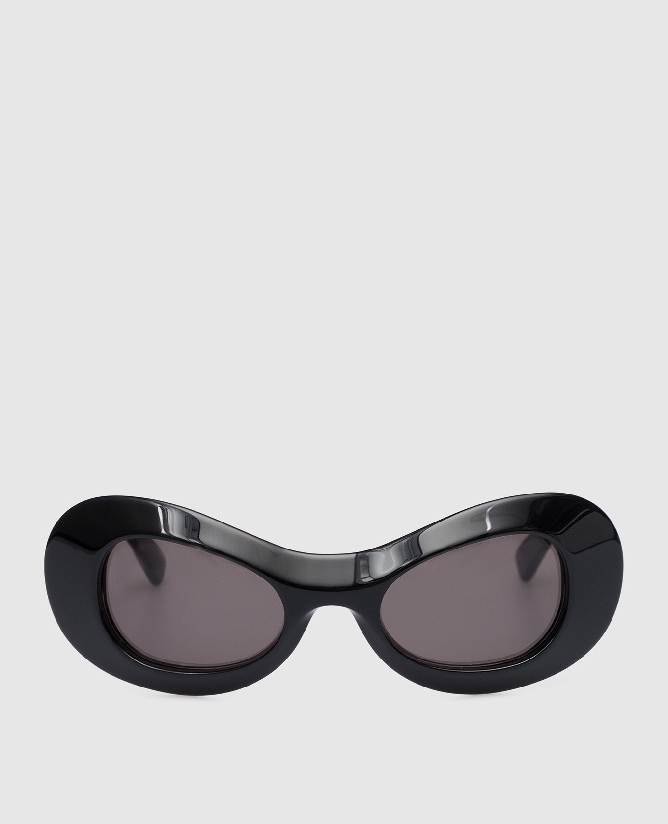 Черные очки Jordee с фактурным логотипом