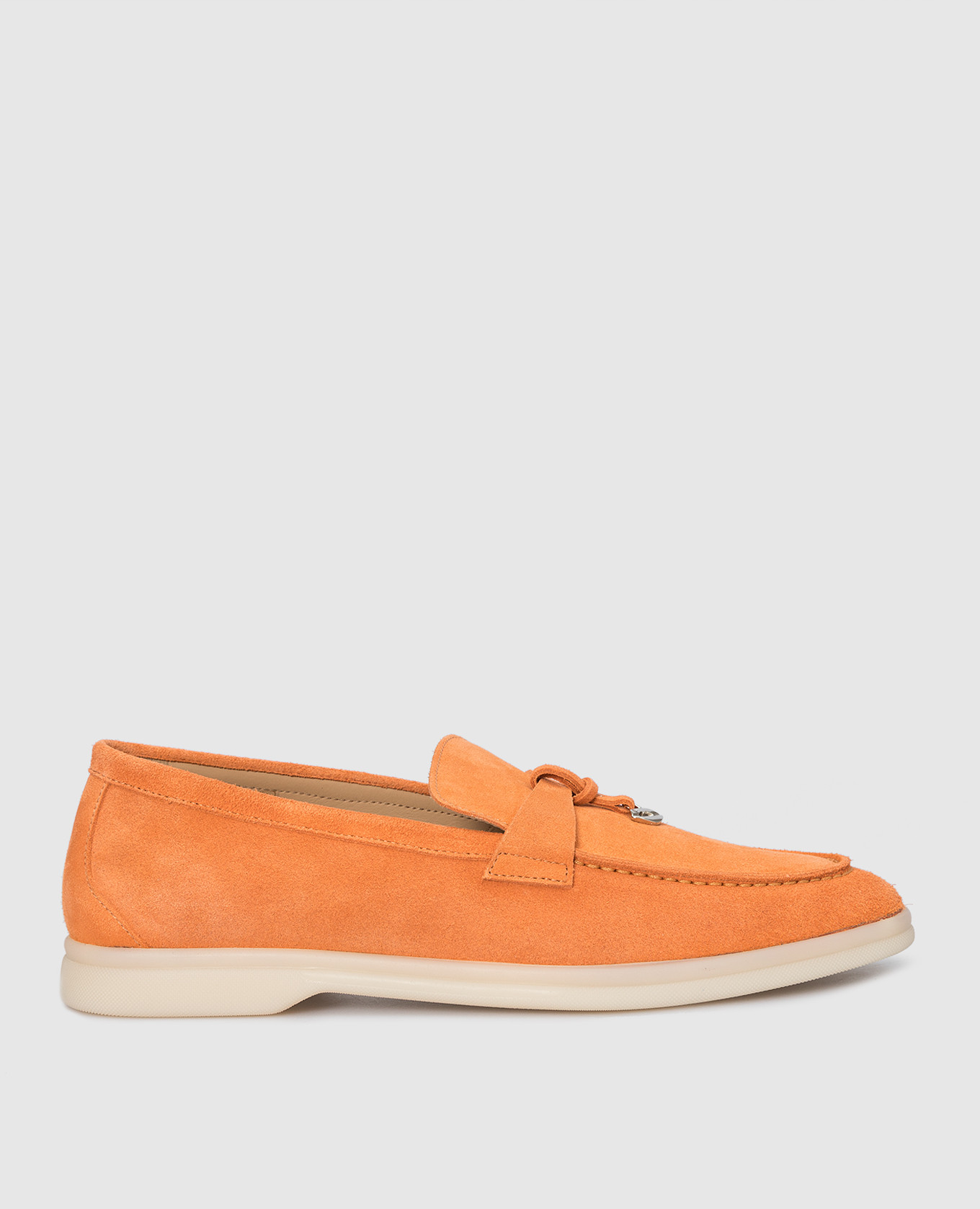 Orange Suede Slippers