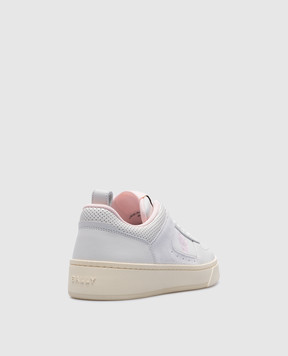 Bally Белые кожаные кеды Riweira WK005KVT005