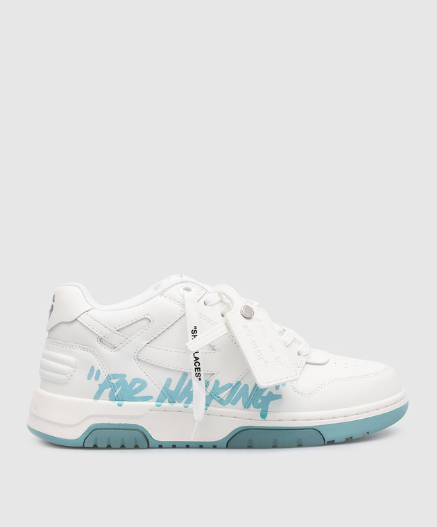 Off-White White leather sneakers Out Of Office For Walking OWIA259S23LEA003