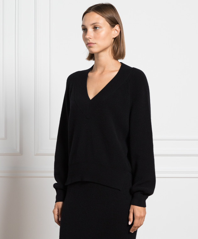 COLOMBO Черный пуловер из кашемира MA04261226KIG изображение 3