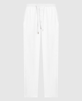 Vilebrequin Білі штани Pacha з льону PACP613P