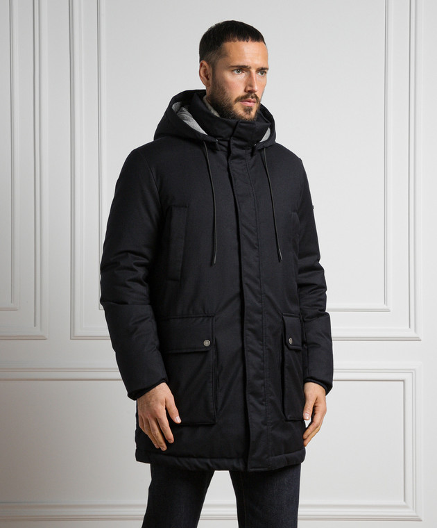 Peserico Blue down jacket R521682574A image 3
