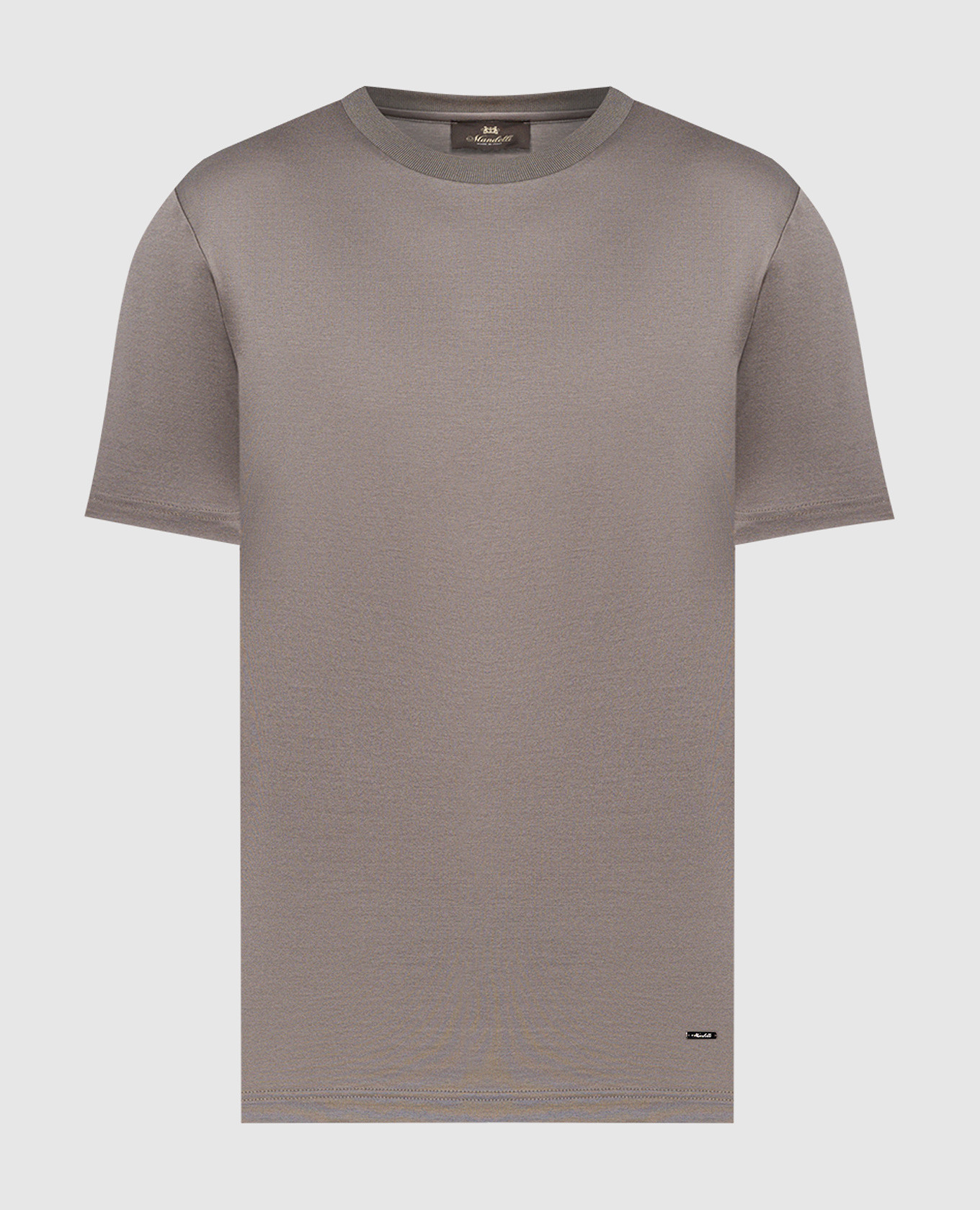 Beige t-shirt with logo