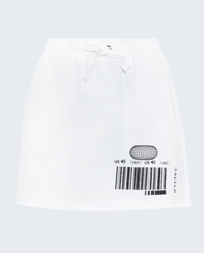 Dolce&Gabbana Белая юбка с принтом DGVIB3 F4CC0TG7K6T